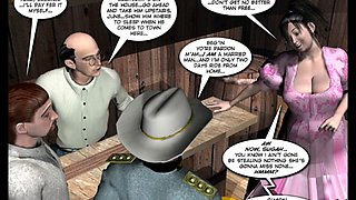 3D Comic: Six Gun Sisters. Episode 1
