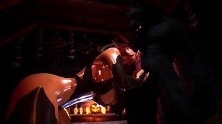 Horny 3D punk rock stud getting fucked hard anally