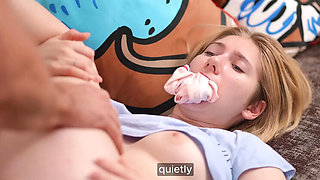 Stepdaughter's First Creampie with Stepdaddy - Homemade Russian Blowjob