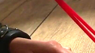 Humiliating dick sucking in masked