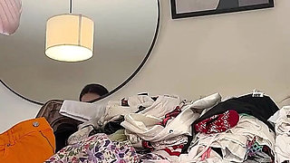 Amazingly Beautiful Big Ass Big Tits All Natural Beauty Cute Real Nurse Flashes Her Pussy and Ass in Naked Try on Haul