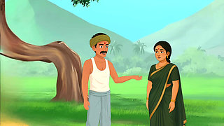 Cartoon Story of a Beautiful Village