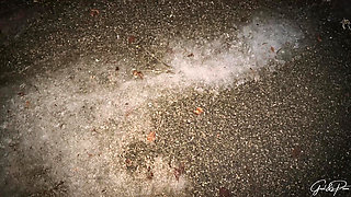 Naughty Snow Vlog: a Surprise Guest with a Real Craving for Cum