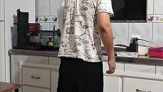 The Maid Got Fucked in the Ass in the Kitchen While Washing the Dishes