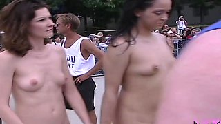 Big Tits And Gyno Pussy Shots At Nudes A Poppin filmed at the Ponderosa Sun Club
