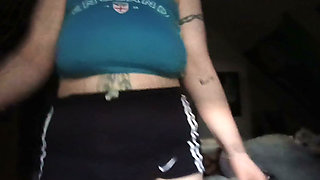 Nymeria Malfoy jumps with naked tits