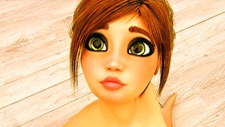 Beautiful dickgirl fucks mother - 3D Futanari Cartoon