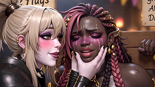 BBW Slave Girls Auction - Free Hugs & Kisses Party - Hyper Curvy Fucktoys on Display