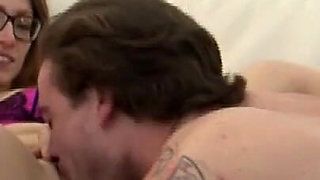 Tattooed pornstar Ava Austen banged and sprayed by Luke Hotrod