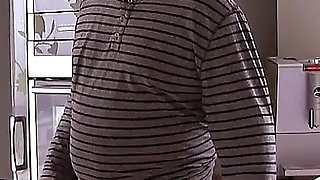 Lia, Alex & Stepfather - Cum Trash Can & Handjob