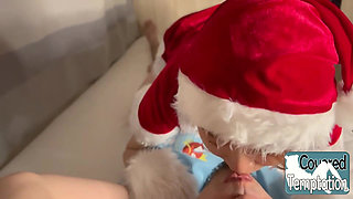 Cutest Santa Girl Comes in to Say Hello. Sweet Greetings, Festive Vibes, Hearts Racing!