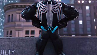 Gwen and Venom uncensored porn cartoon fuck