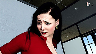 Desi Housewife Fucking Boss to Get a Job! Interview Gone Wrong!