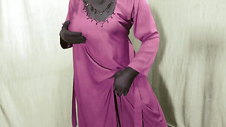 Beautiful Amena Bhabhi has sex indoors wearing a burqa and hijab