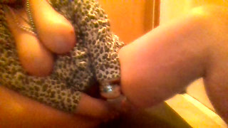 Black Lace and Hot Pnk Dildo Horny Cum Anal