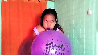 ASIAN LOONER GIRLS - Sexy Juju Blows To Pop Huge Boom