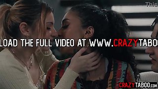 Demi Hawks and her bf Elias Cash ravages uber-sexy huge knockers black instructor