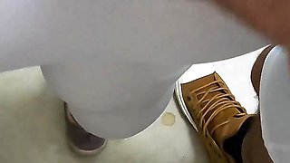 Female Passenger in White See Through Grinding Her Fat Ass on My Cock