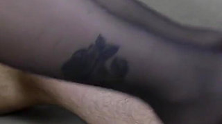 Footjob and Thighjob Stockings