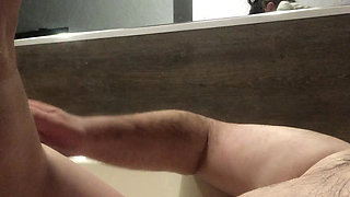 Flab fun in a jacuzzi! Slim n sexy Rachel Wriggler has slippy sliding soapy fun with a big chubby bear