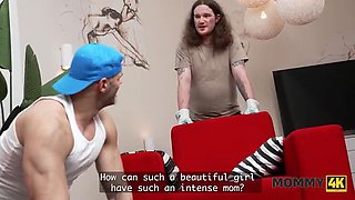 MOMMY4K – Hot MILF loves cum on face in front of friends