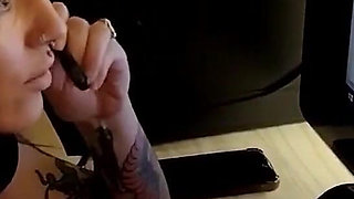 Threesome with Our Shy Big Dick Coworker!