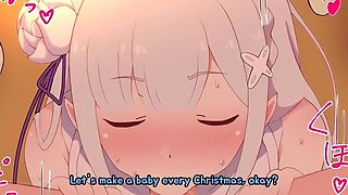 Emilia's Christmas Breeding Lesson: Teach Her Creampie Worship