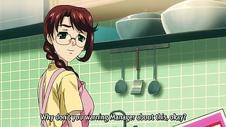 Busty anime babe needs him to fuck and creampie her in missionary