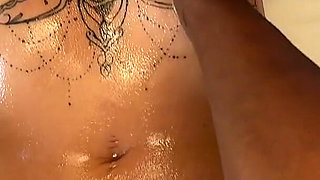 Hot Brit Babe Swallows Mouthful of BBC Cum