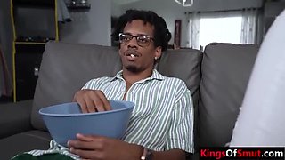 Mandy Waters Cheating MILF Fucks Black Stepson Darrius Dawson's BBC Behind Husband's Back