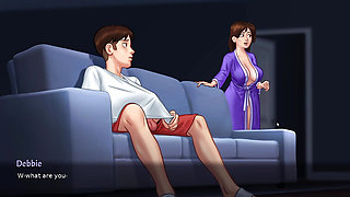 step sister and anon make hot seen in summertime saga part