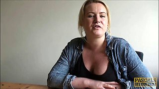 Amber Wests Wild Casting Masturbation