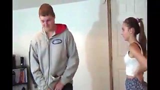 Hot amateur college girl not step sister fucks her not step brother
