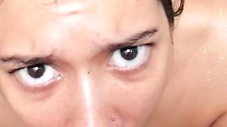 Swallowing All His Load Im the Shower