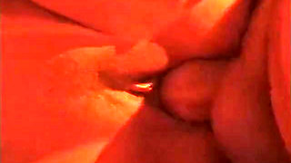 Hot couple having sex late at night