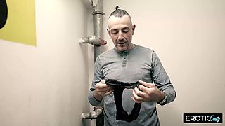 Dieter Von Stein the Generous Grandpa Returns Lost Panties to Dirty Priscilla as Reward for Licking Her Hol