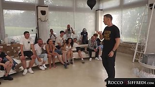 Rocco Siffredi BTS with Hot Brunette Amber Slassh – Big Cock Hardcore Doggystyle