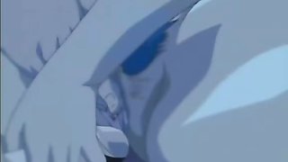 Animated guy owns babe in swimming pool