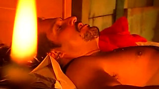 Sensual Wax Play with Hot Brunette