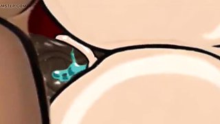 Busty Brunette Wife Can't Resist Giant Black Cock - Animated