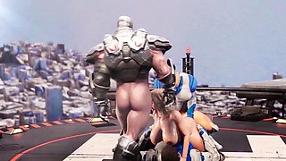 S.Storm special Power - 3D Futa Superheroine Animation