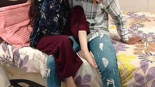 Desi teen gets rough doggy style creampie after long time - Hindi dirty talk
