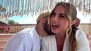 La Petite Ange The Blonde French Milf Performs Hard At Her