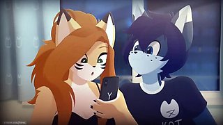 Hot Cat Boy and Cat Girl Rooftop Sex - Cristiyaa23 Animated 3D Cartoon