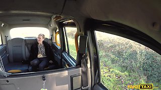 John's Blonde Milf Swaps Shops for Taxi Passion Play