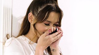 MILF Lesbian teacher has sex with her two naughty students