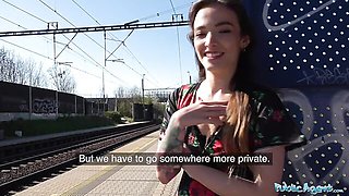 Shaggy female - hardcore clip - Public Agent