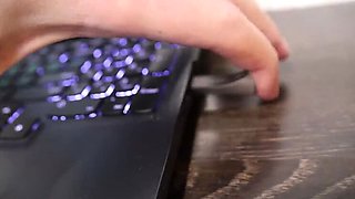 Blonde Beauty VladaMais Gets Face Fucked After Windows Reinstall