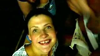 Drunk village slut wanted me and my friend cum on her face