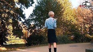 German skinny tattoo Artist picked up at blind date casting